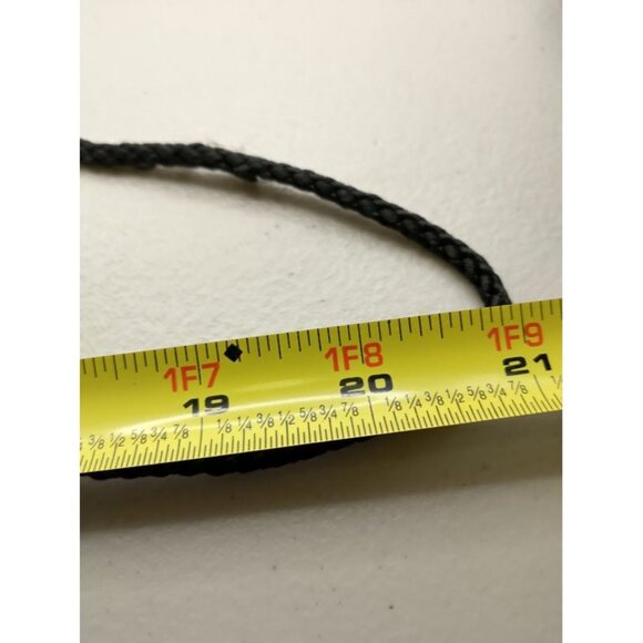 Vintage Black Rayon Satin Clutch Crossbody Purse with Bow & Snap Closure - Picture 7 of 11